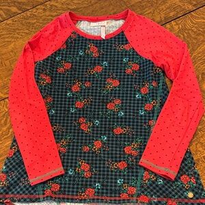 Matilda Jane Red, Green & Black Long Sleeve Tee